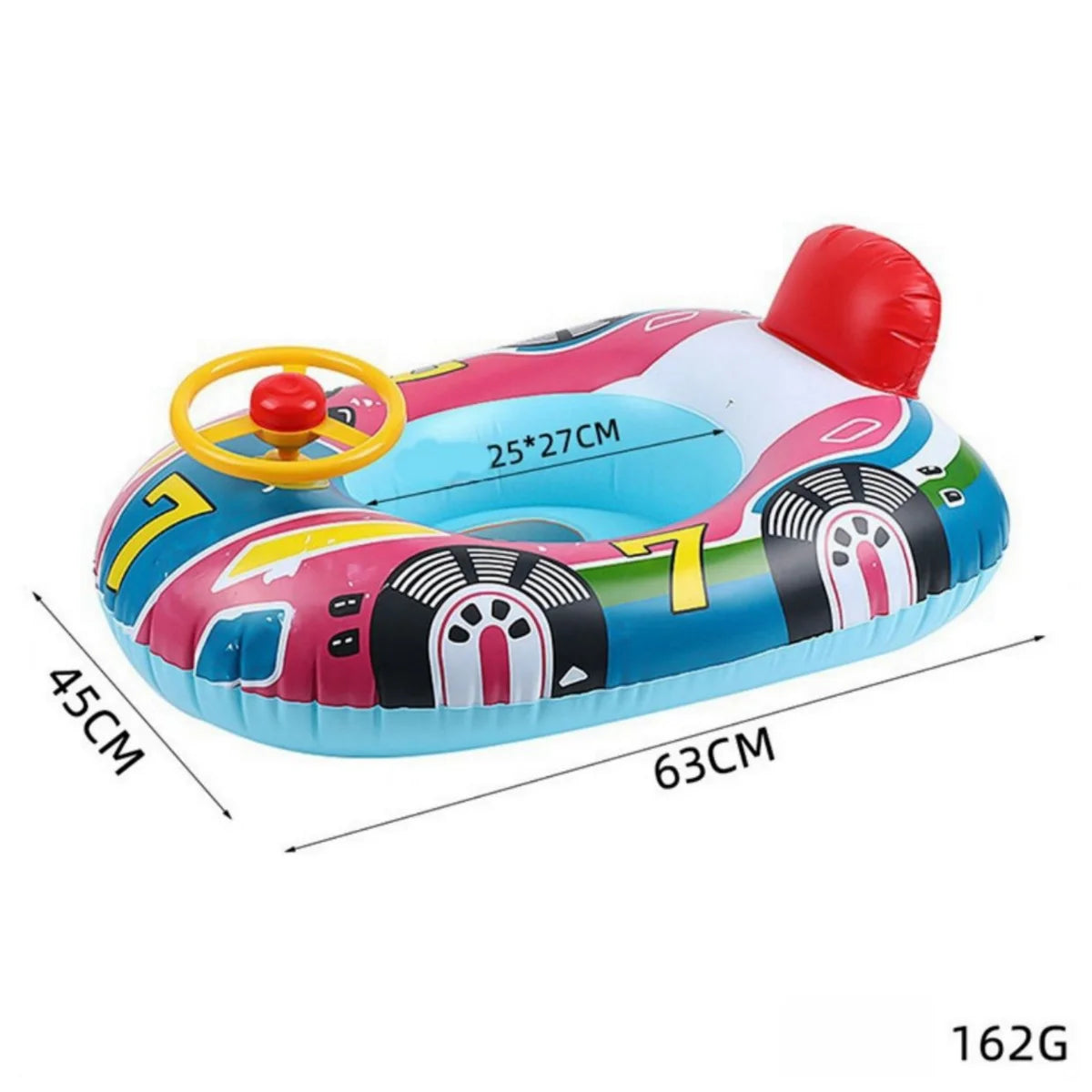 Bouée gonflable pour bébé, motif voiture mignon