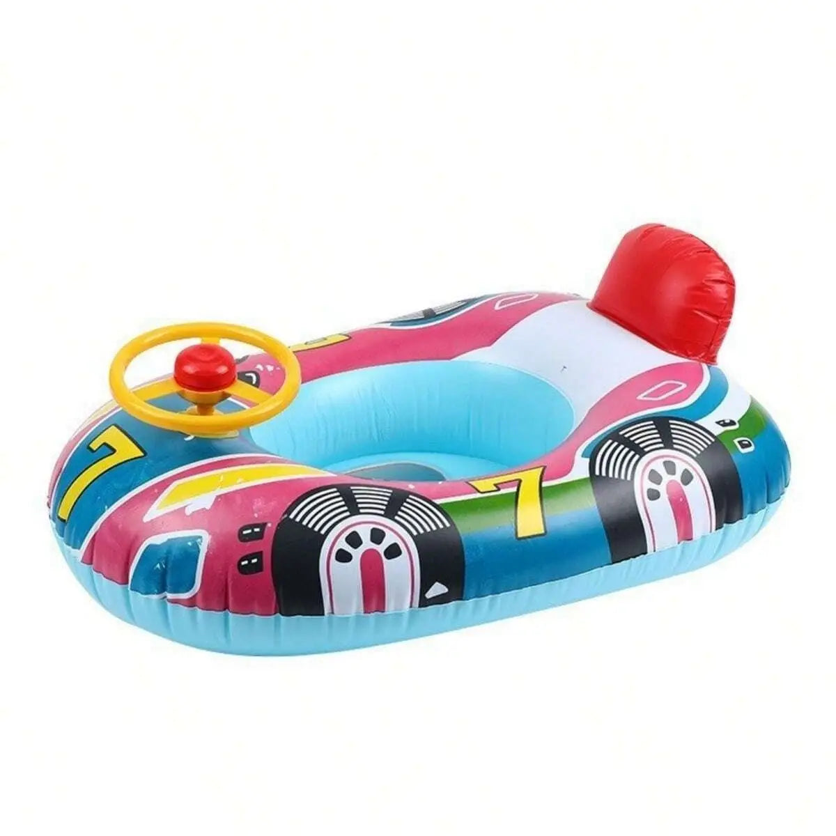 Bouée gonflable pour bébé, motif voiture mignon