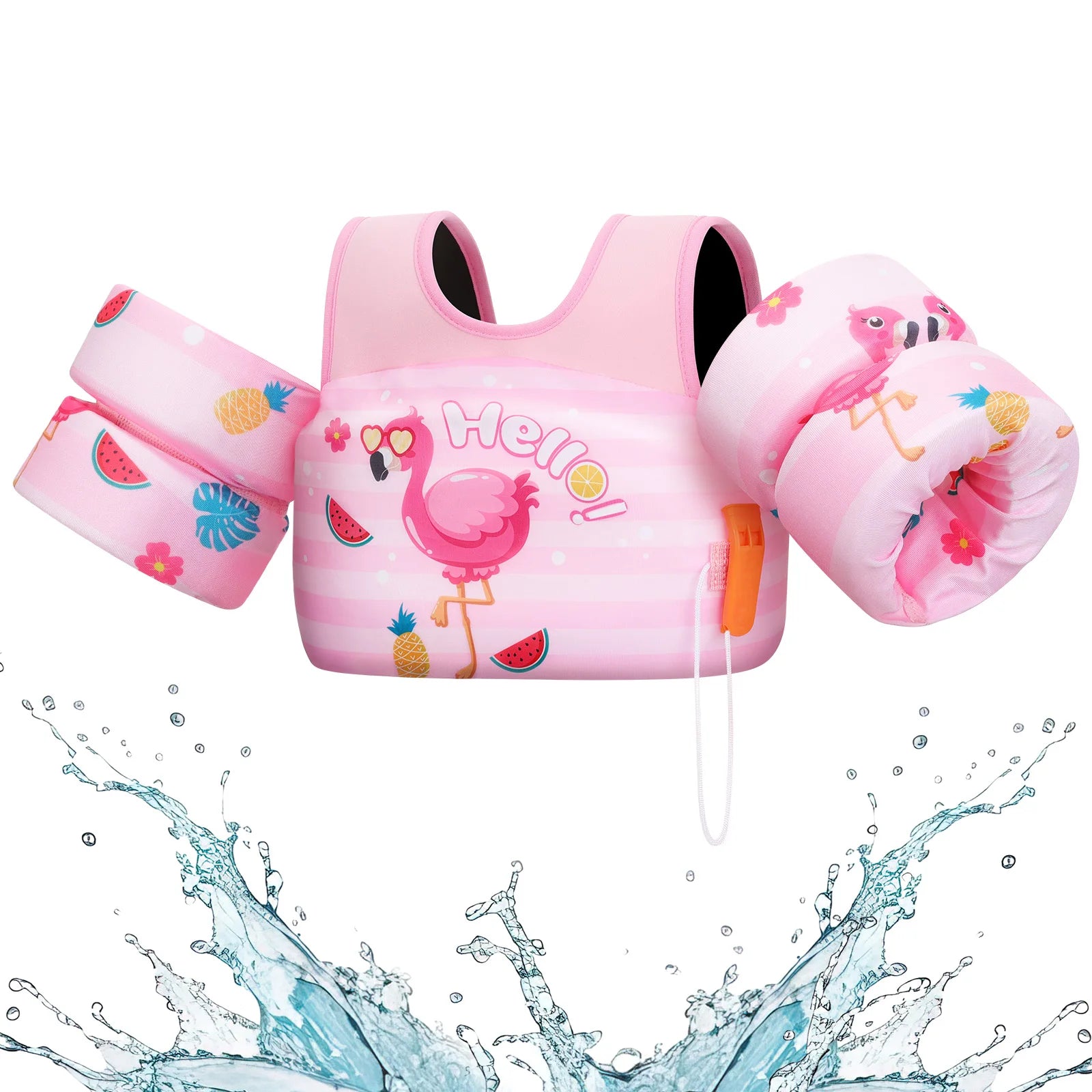Gilet de Sauvetage Enfant avec Bras de Natation