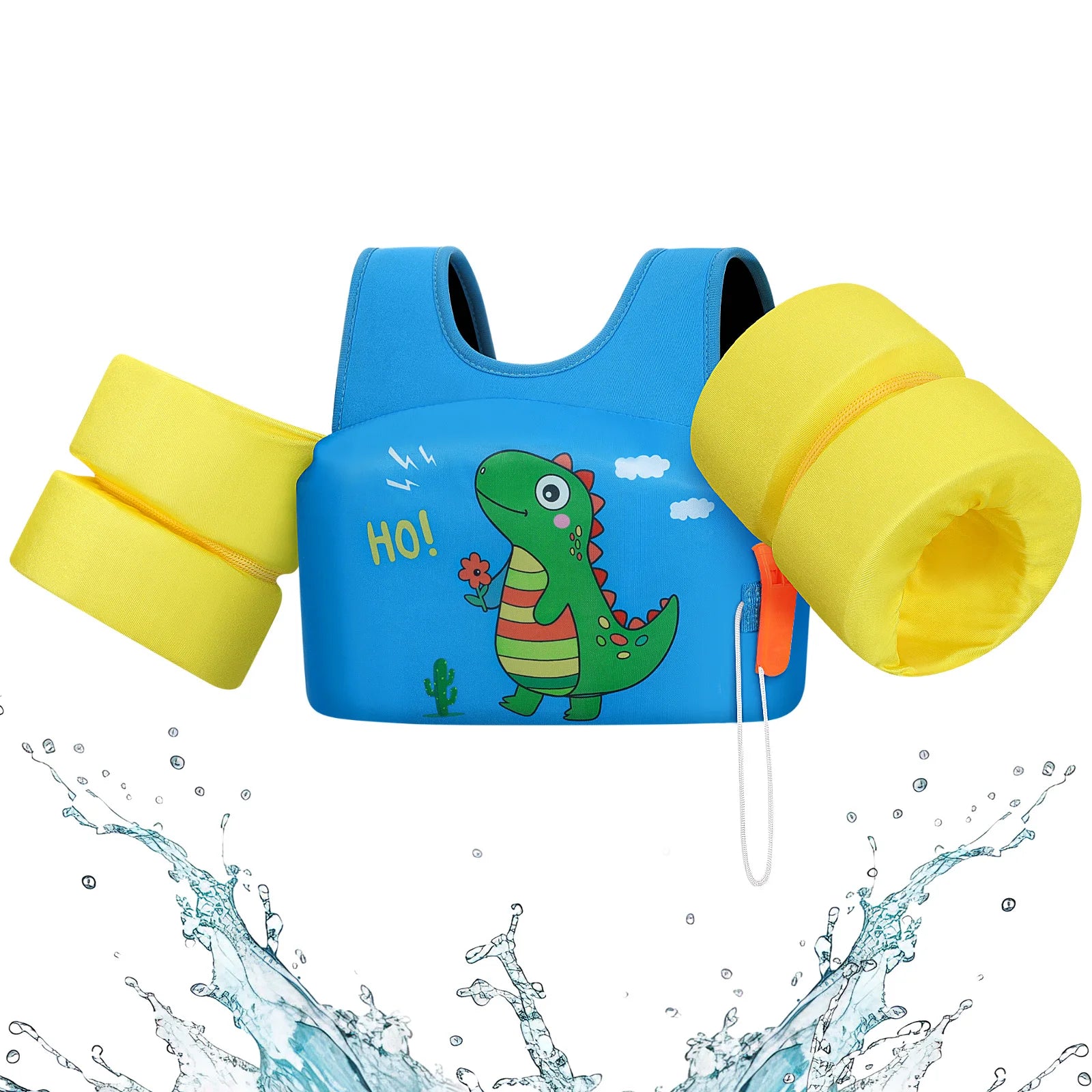Gilet de Sauvetage Enfant avec Bras de Natation