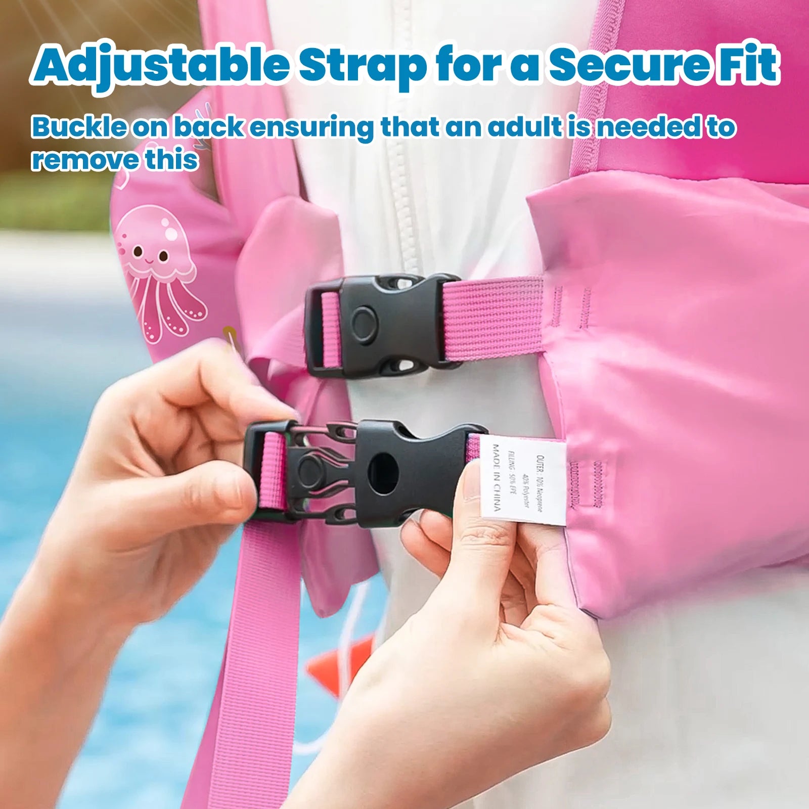 Gilet de Sauvetage Enfant avec Bras de Natation