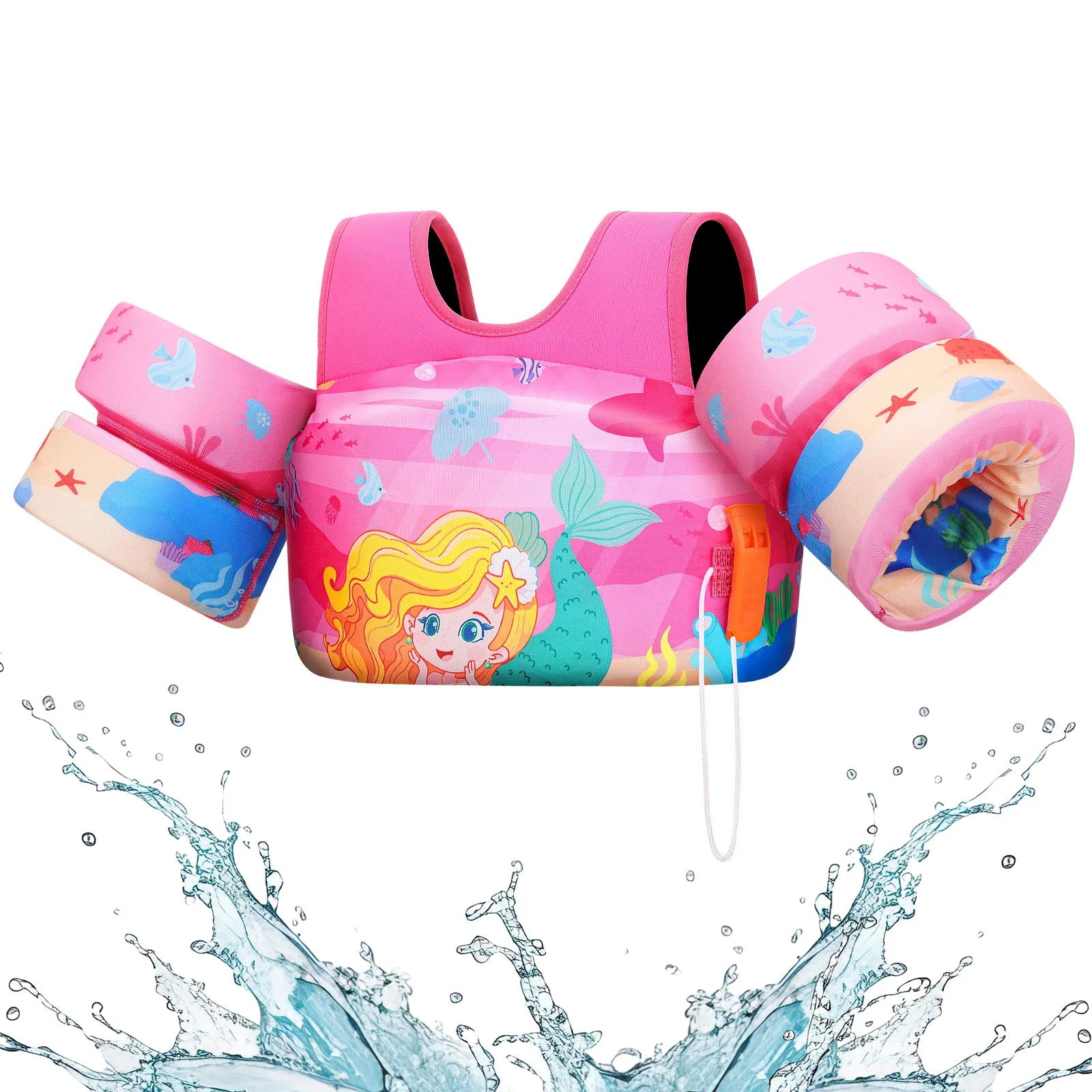 Gilet de Sauvetage Enfant avec Bras de Natation