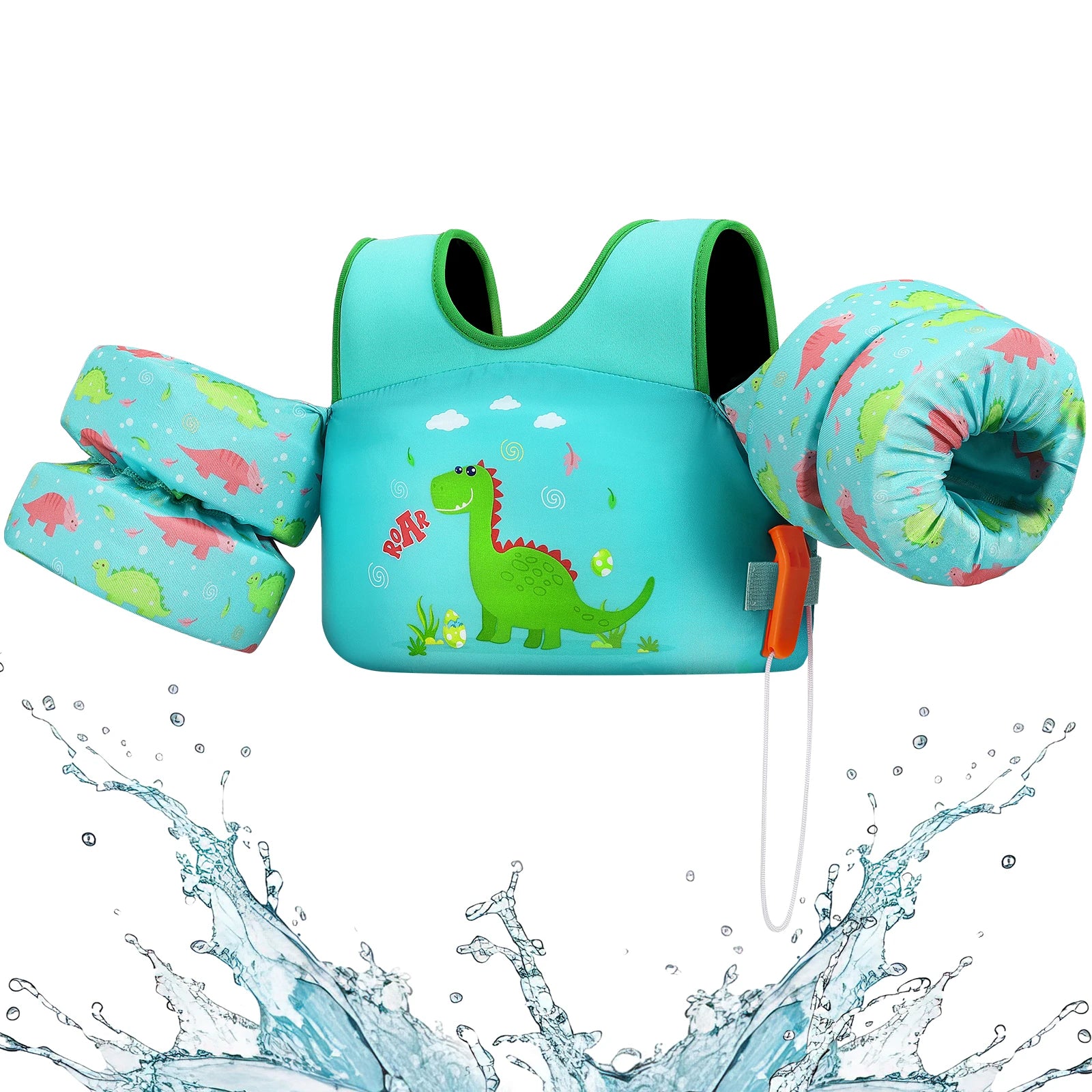 Gilet de Sauvetage Enfant avec Bras de Natation