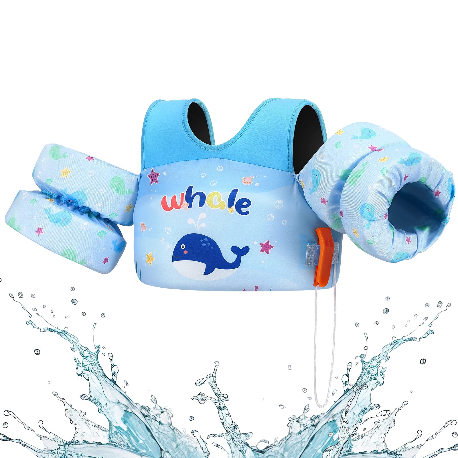 Gilet de Sauvetage Enfant avec Bras de Natation