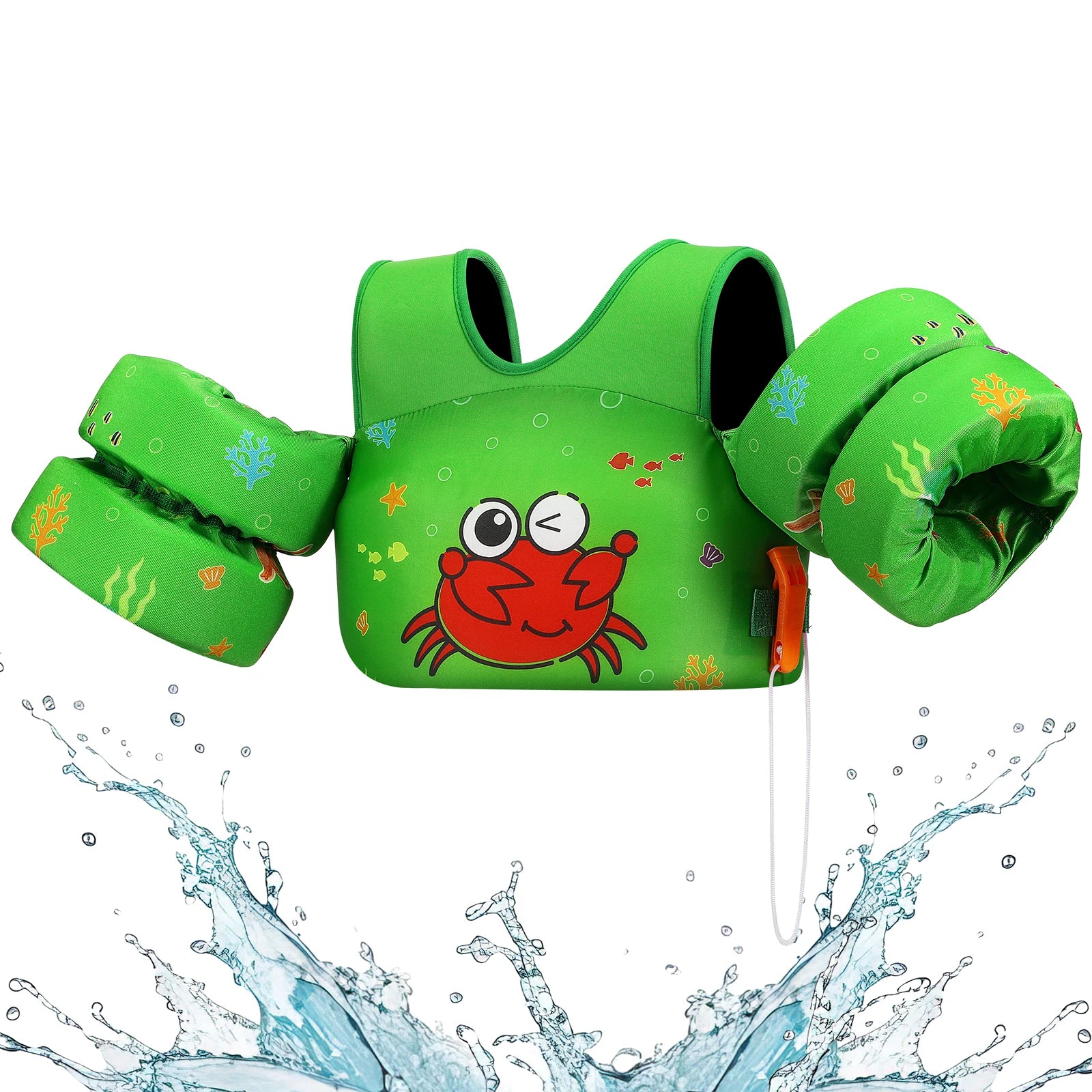 Gilet de Sauvetage Enfant avec Bras de Natation