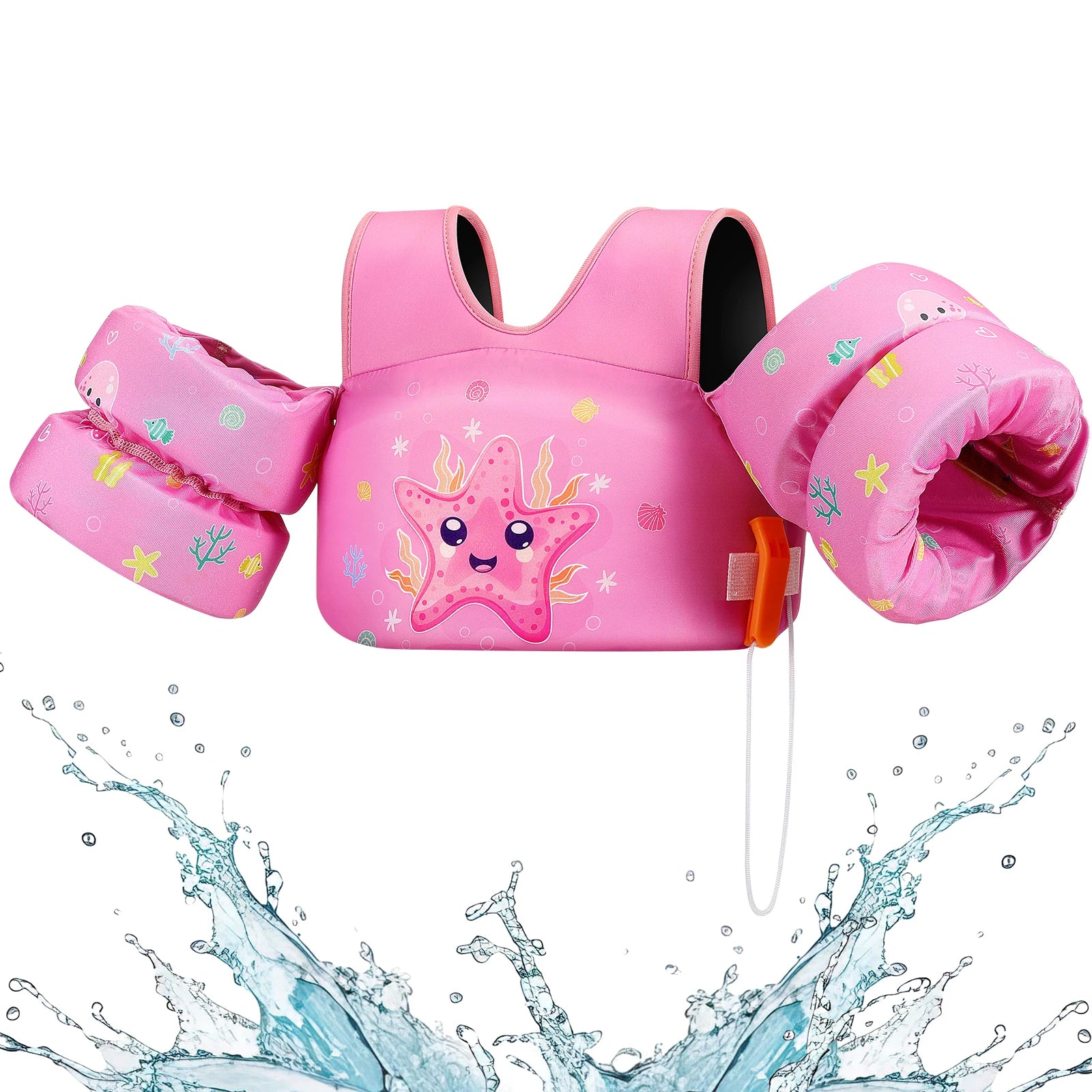 Gilet de Sauvetage Enfant avec Bras de Natation