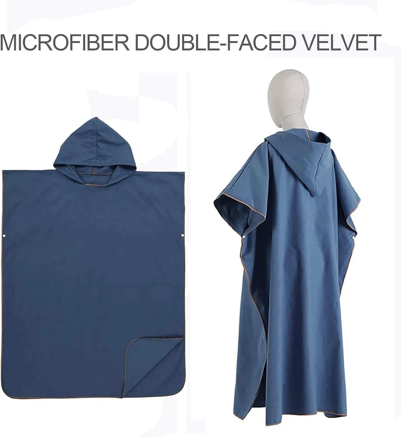 Poncho de surf, serviette de change avec capuche